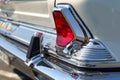 Vintage Chrysler New Yorker. View of the rear lights and chrome banner.