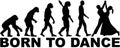 Waltz evolution - Born to dance Royalty Free Stock Photo