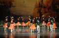 Waltz La Valse-The first screen banquet-ballet Swan Lake Royalty Free Stock Photo
