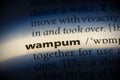 Wampum Royalty Free Stock Photo