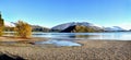 Wanaka Lake Panorama, New Zealand Royalty Free Stock Photo