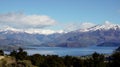 Wanaka Lake View at Mountain in New Zealand Royalty Free Stock Photo