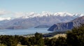Wanaka Lake View at Mountain in New Zealand Royalty Free Stock Photo