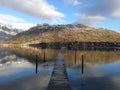 Wanaka Queenstown lake with pure clear water New Zealand