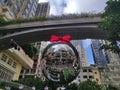 Christmas decorations on Lee Tung Avenue, Wan Chai, Hong Kong