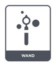 wand icon in trendy design style. wand icon isolated on white background. wand vector icon simple and modern flat symbol for web Royalty Free Stock Photo