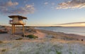 Wanda Lifeguard Tower in summer