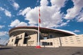 Wanda Metropolitano stadium in Madrid, Spain. Wanda Metropolitano is the new stadium of Atletico de Madrid, Spanish football club. Royalty Free Stock Photo