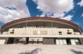 Wanda Metropolitano stadium in Madrid, Spain. Wanda Metropolitano is the new stadium of Atletico de Madrid, Spanish football club.