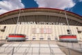 Wanda Metropolitano stadium in Madrid, Spain. Wanda Metropolitano is the new stadium of Atletico de Madrid, Spanish football club.