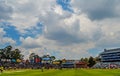 Wanderers cricket Stadium and ground in Johannesburg Royalty Free Stock Photo