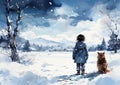 Wanderers: A Graphic Novel About Girls, Dogs, Snow, and the Dist