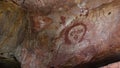 Wandjina dreamtime images are painted on the rock galleries and in caves