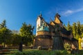 Wang church in Karpacz, Poland, View from the graveyard