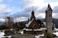 Wang church in Karpacz, Poland - winter view.