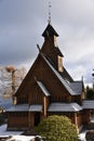 Wang church in Karpacz, Poland - winter view.