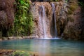 Wang Tong Waterfall located in Buatong Waterfall and Chet Si Fountain National Park, Chiang Mai, Thailand