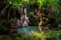 Wang Tong Waterfall located in Buatong Waterfall and Chet Si Fountain National Park, Chiang Mai, Thailand