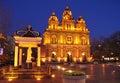 Wangfujing church , Beijing,Night scenes Royalty Free Stock Photo