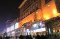 Wangfujing shopping cityscape Beijing China Royalty Free Stock Photo