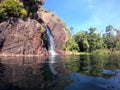 Wangi Falls in Litchfield National Park in the Northern Territory of Australia Royalty Free Stock Photo