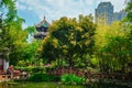 Wangjiang Pavilion in Wangjianglou park. Chengdu, Sichuan, China