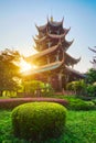 Wangjiang Pavilion in Wangjianglou park. Chengdu, Sichuan, China