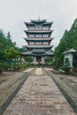 Wangu Tower in old town of Lijiang, Yunan, China