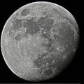 Waning gibbous moon Royalty Free Stock Photo