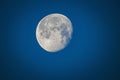 Waning Gibbous Moon Royalty Free Stock Photo