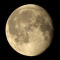 The waning gibbous moon 92% of full on 01 July 2018. 17,3 days old