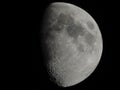 Waning gibbous moon Royalty Free Stock Photo