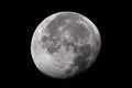 Waning Gibbous Moon Royalty Free Stock Photo