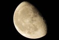 Waning Gibbous Phase of The Moon Closeup Royalty Free Stock Photo