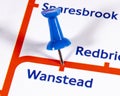 Wanstead on a London Underground Map