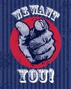 We Want You Poster