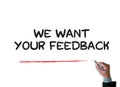 We want your feedback