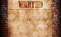 Wanted background Royalty Free Stock Photo