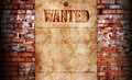 Wanted background Royalty Free Stock Photo