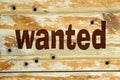 Wanted background Royalty Free Stock Photo