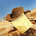 Wanted far west Royalty Free Stock Photo