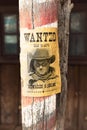 Wanted far west Royalty Free Stock Photo