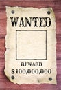 Wanted poster