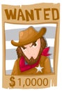 Wanted poster Royalty Free Stock Photo