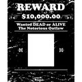 Wanted poster illustration by crafteroks Royalty Free Stock Photo