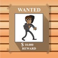 Wanted reward poster Royalty Free Stock Photo