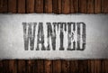 Wanted sign Royalty Free Stock Photo