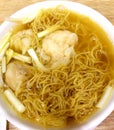 Wanton noodles Royalty Free Stock Photo