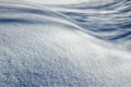 Wany snow surface