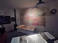 War air raid room from World War 2